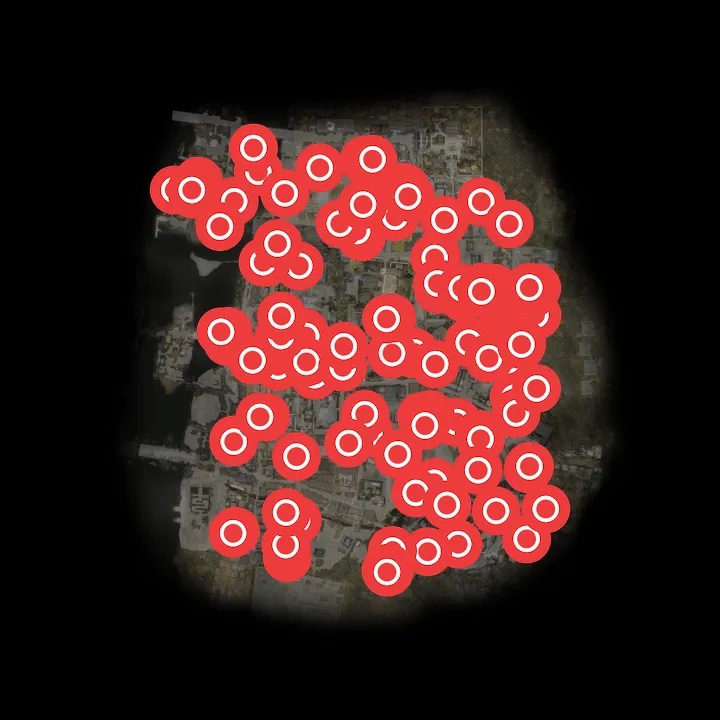 Where Kubi Akari appears on the map