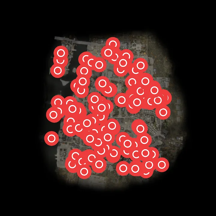 Where Kogai appears on the map