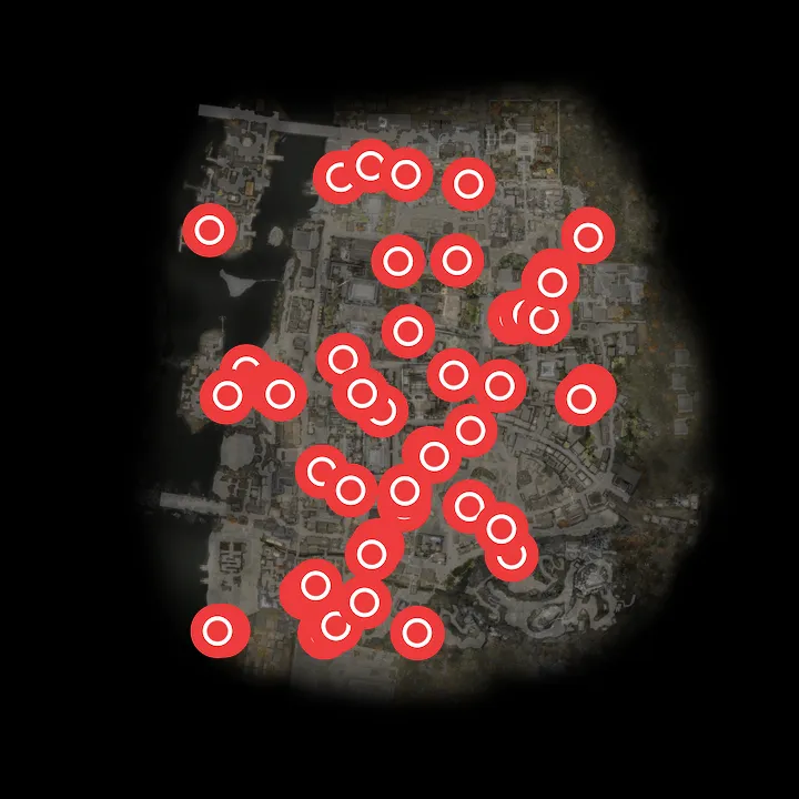 Where Oboro Garasu appears on the map